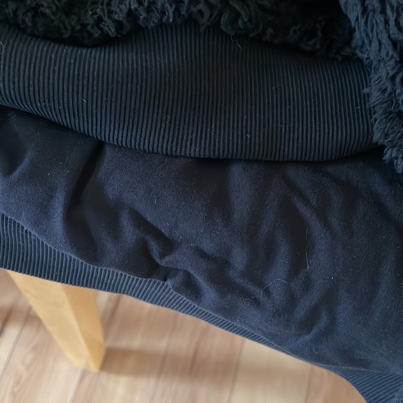 Lululemon scuba oversized half zip hoodie PLUSH FLEECE BLACK - Picture 7 of 9